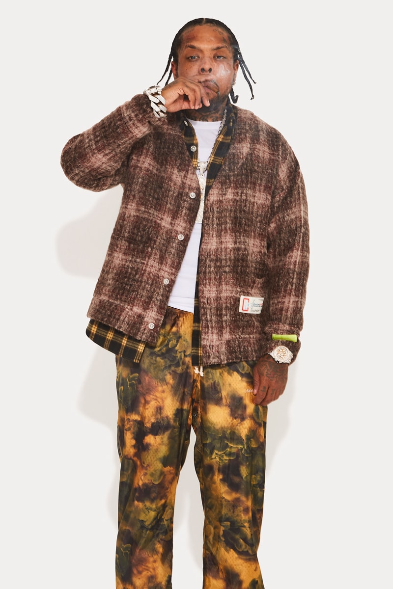 Advisory Board Crystals Taps Westside Gunn for FW23 american consciousness fashion week new york travis scott lost forever rap new york city gods dont cry hoodie outerwear vibrant statement abc nba vans pelican america lifestyle weed cannabis smoke 