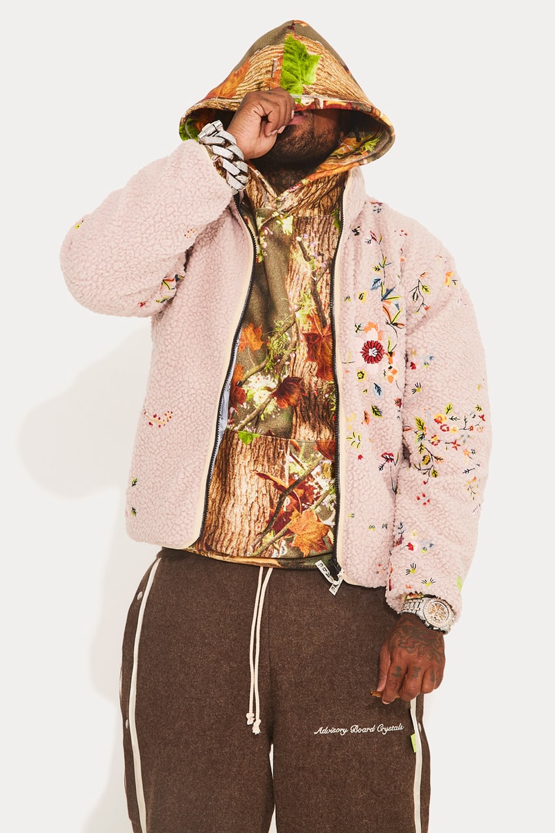 Advisory Board Crystals Taps Westside Gunn for FW23 american consciousness fashion week new york travis scott lost forever rap new york city gods dont cry hoodie outerwear vibrant statement abc nba vans pelican america lifestyle weed cannabis smoke 