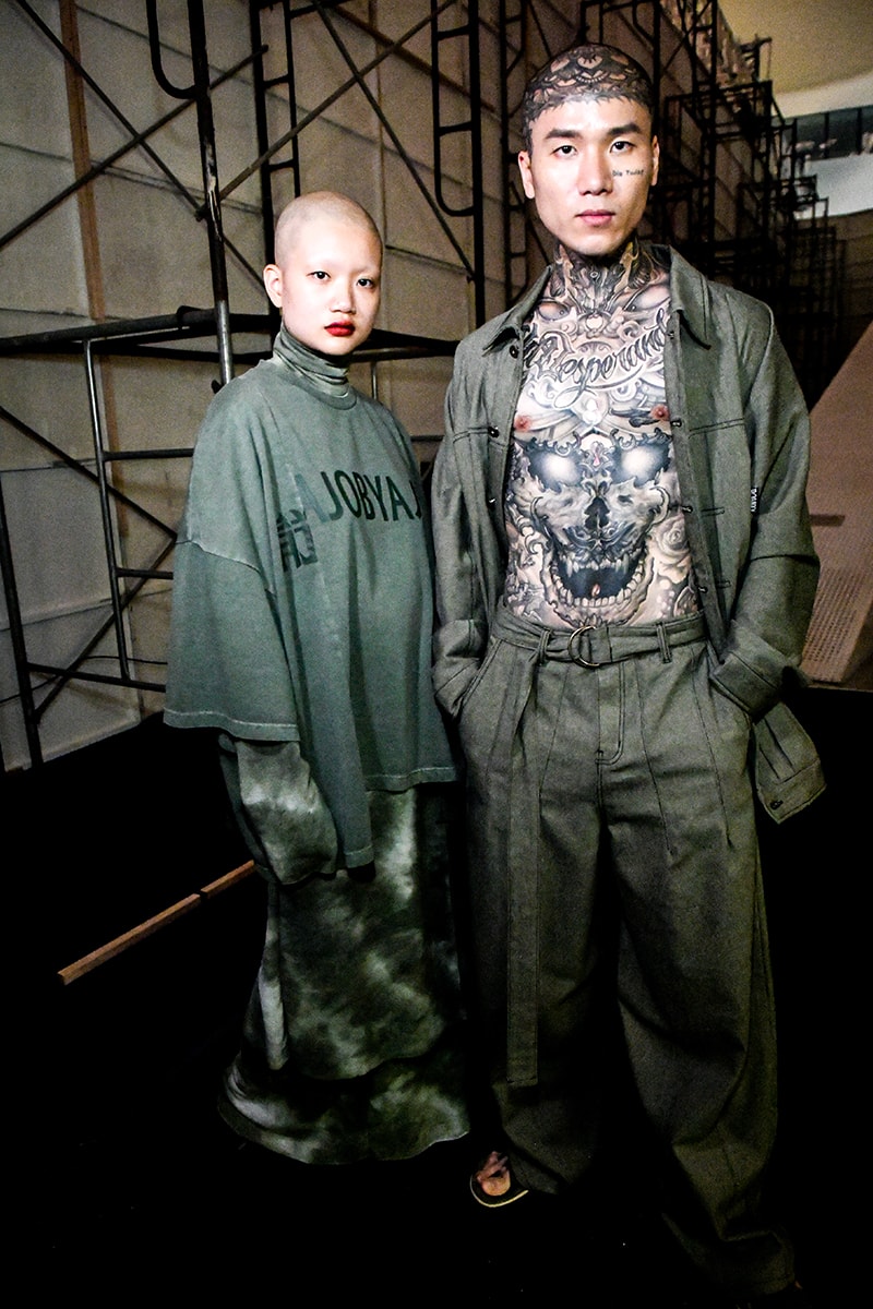 AJOBYAJO SS24 Counters Conventional Steroetypes at Seoul Fashion Week logo sweatshirts denim suits woll suits bomber jackets 
