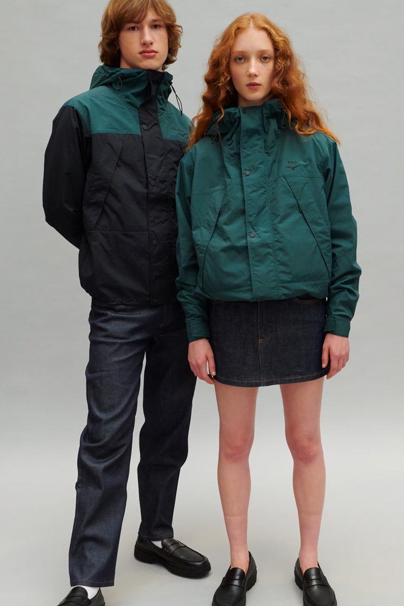 A.P.C. x Mizuno Parka Montagne Japan Only Mountain Jacket Collaboration Release Info
