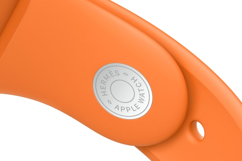 Apple and Hermès Unveil New Watch Bands wonderlust event apple watch french luxury brand toile h twill jump bright orange