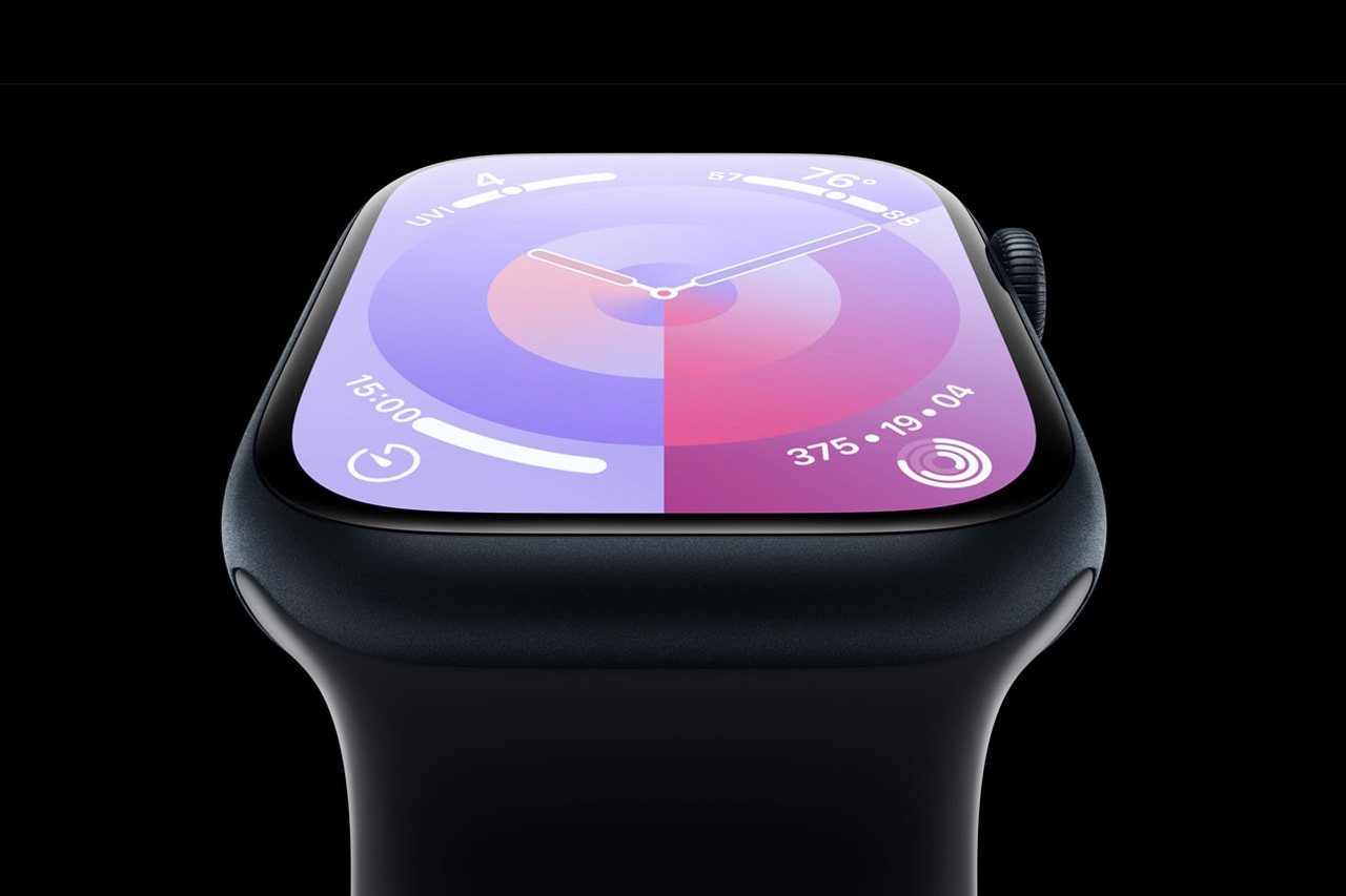 Apple Watch Series 9 New Silicon Chip four core battery life brightness double tap feature siri voice assistant colorways price announcement 