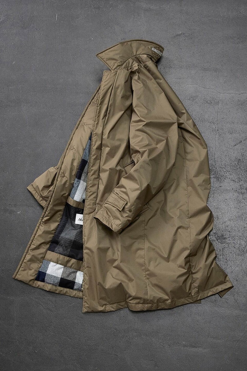 Aquascutum × NANGA Capsule Collaboration Filey Down Coat  Portable Down MufflerRelease Info