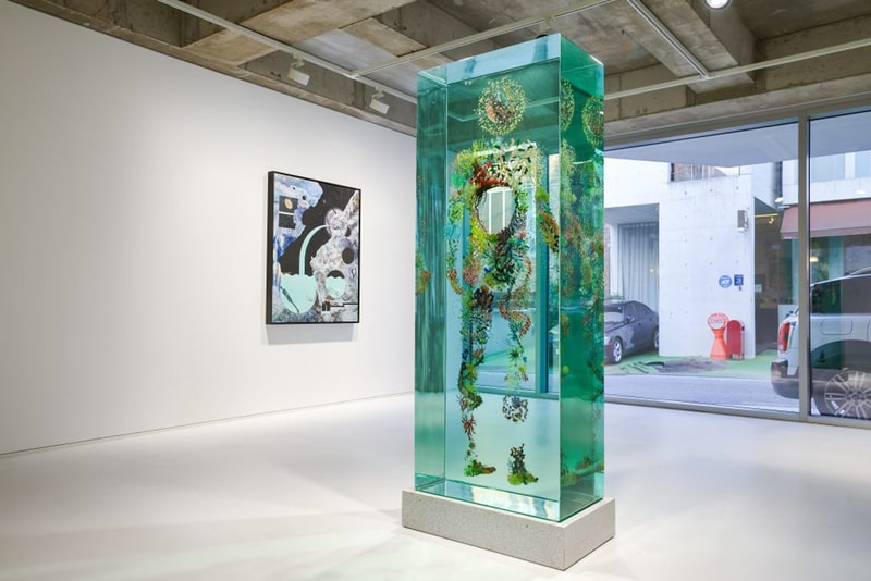 Artivist Unveils Dustin Yellin's 'Spooky Portal' Exhibition seoul korea on display enigmatic canvas paint medium unconventional blurs boundaries collaboration hub melting pot contemporary art 