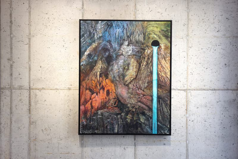 Artivist Unveils Dustin Yellin's 'Spooky Portal' Exhibition seoul korea on display enigmatic canvas paint medium unconventional blurs boundaries collaboration hub melting pot contemporary art 