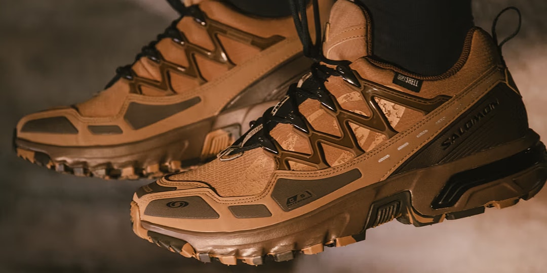 atmos and Salomon Reconnect to Outfit the ACS+ CSWP in "Strata Fossil"