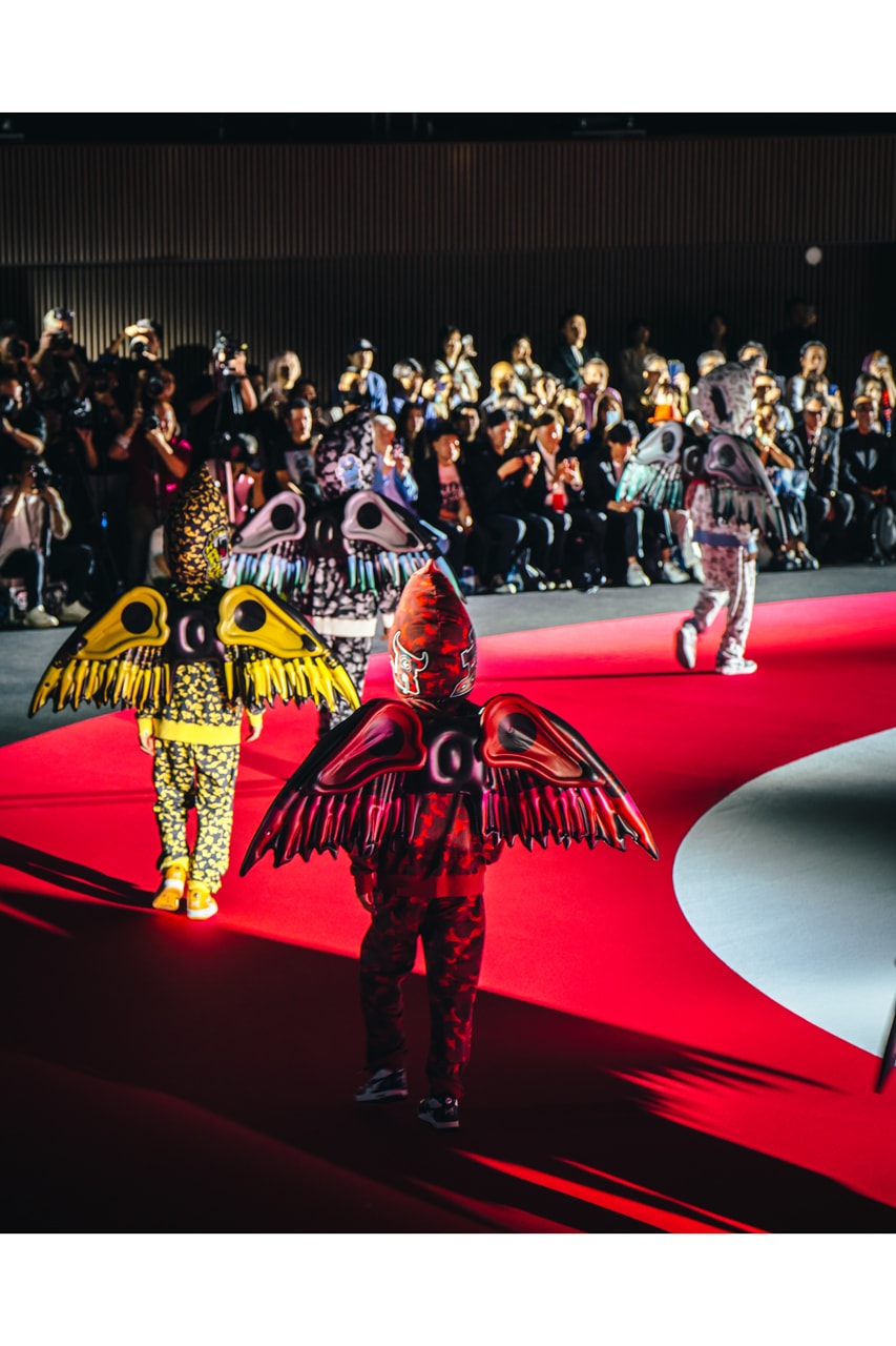 BAPE A Bathing Ape Spring Summer 2023 Runway Show Tokyo Japan Rakuten Fashion Week Tokyo Yoyogi National Stadium Street Vibes Greek Vibes Weekend Chillin