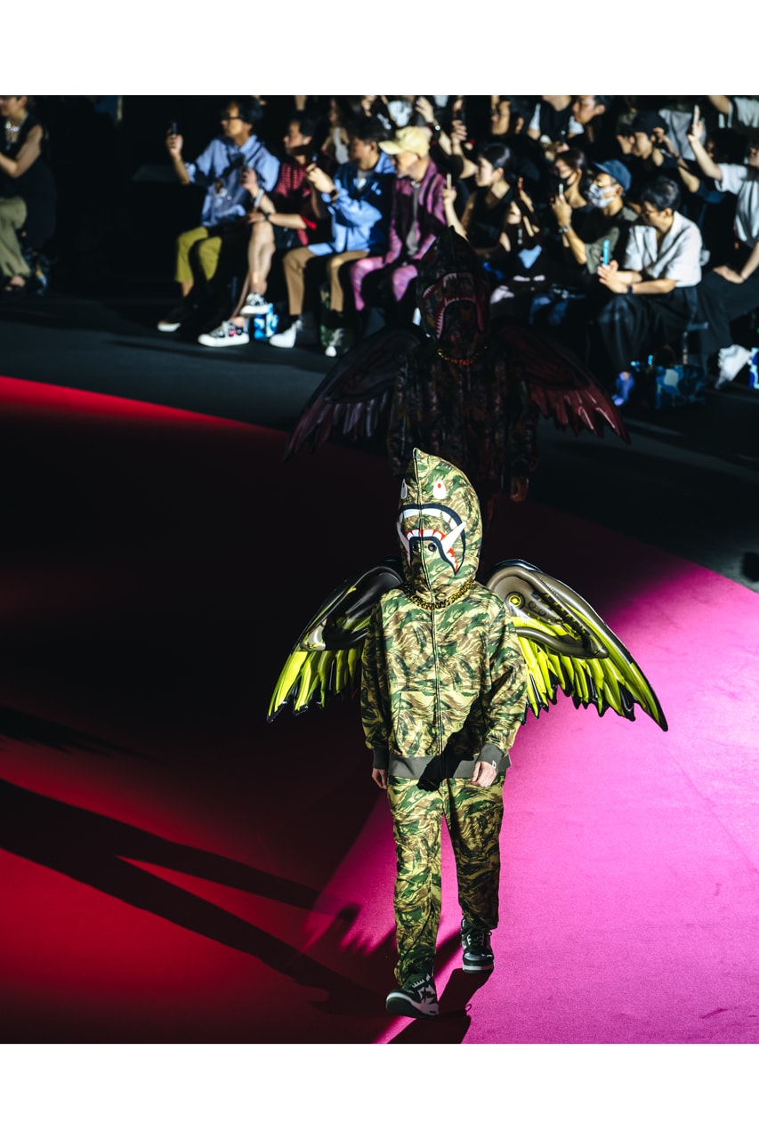 BAPE A Bathing Ape Spring Summer 2023 Runway Show Tokyo Japan Rakuten Fashion Week Tokyo Yoyogi National Stadium Street Vibes Greek Vibes Weekend Chillin