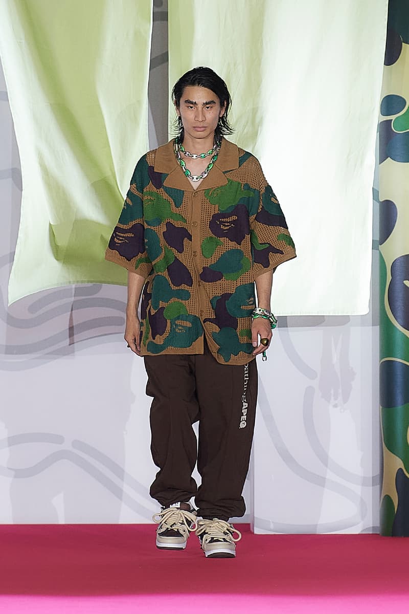 BAPE A Bathing Ape Spring Summer 2023 Runway Show Tokyo Japan Rakuten Fashion Week Tokyo Yoyogi National Stadium Street Vibes Greek Vibes Weekend Chillin