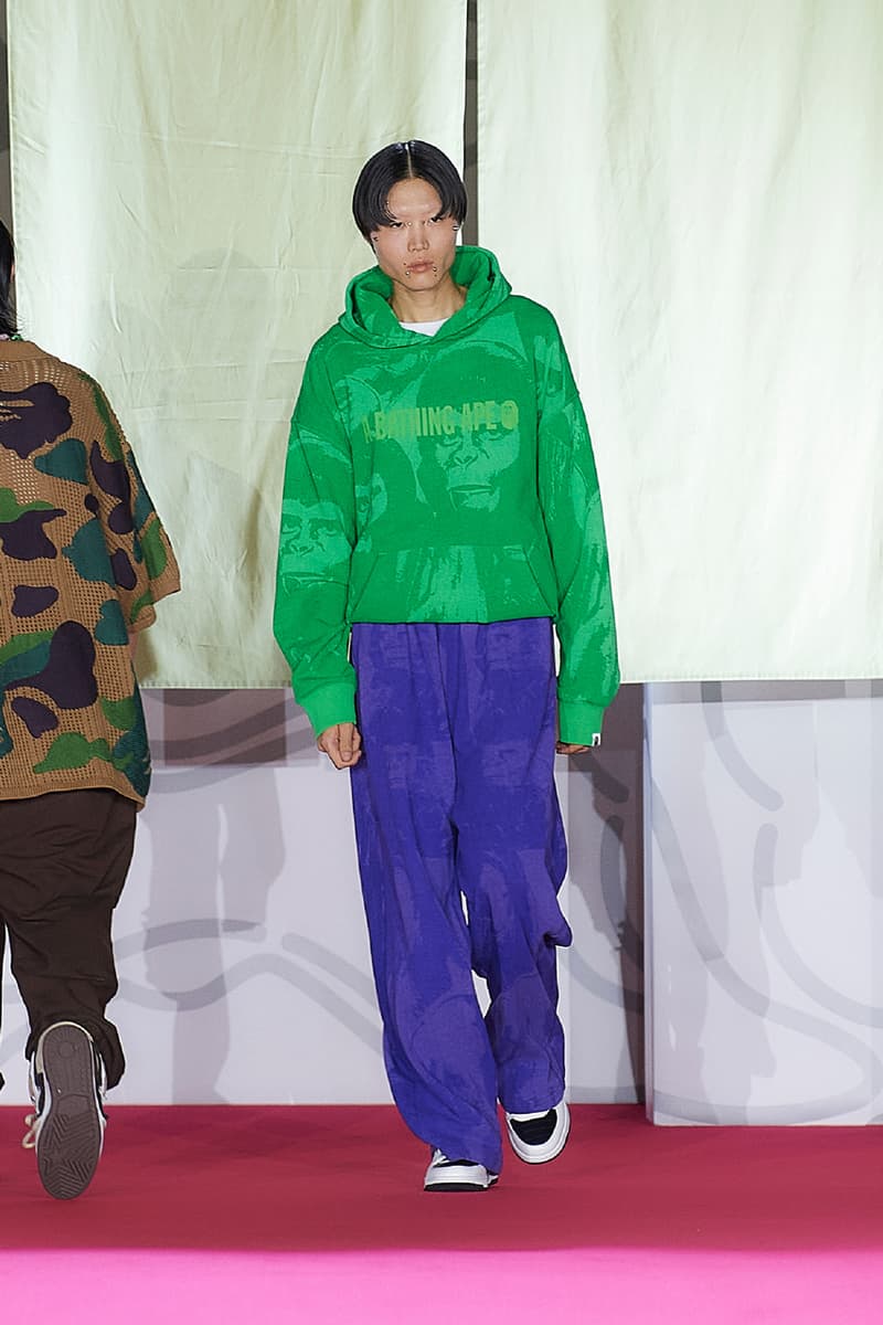 BAPE A Bathing Ape Spring Summer 2023 Runway Show Tokyo Japan Rakuten Fashion Week Tokyo Yoyogi National Stadium Street Vibes Greek Vibes Weekend Chillin