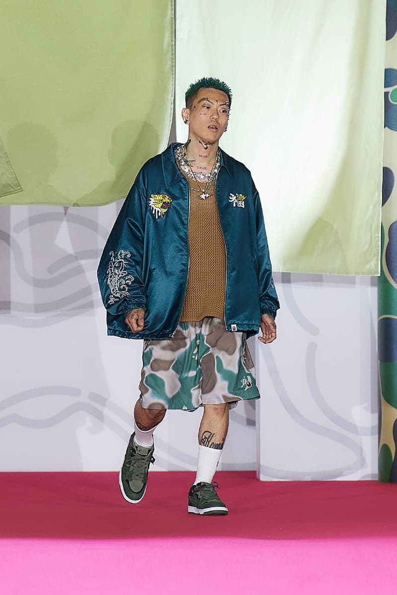 BAPE A Bathing Ape Spring Summer 2023 Runway Show Tokyo Japan Rakuten Fashion Week Tokyo Yoyogi National Stadium Street Vibes Greek Vibes Weekend Chillin