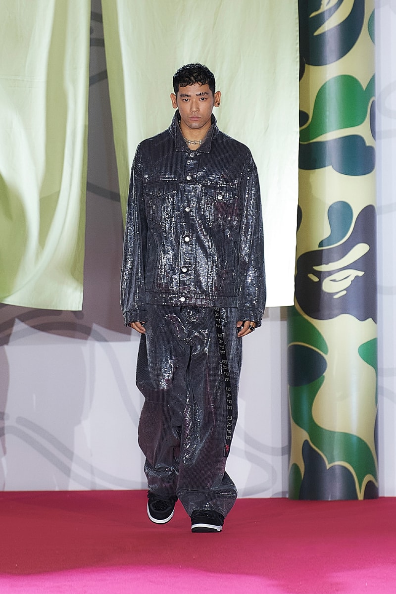 BAPE A Bathing Ape Spring Summer 2023 Runway Show Tokyo Japan Rakuten Fashion Week Tokyo Yoyogi National Stadium Street Vibes Greek Vibes Weekend Chillin