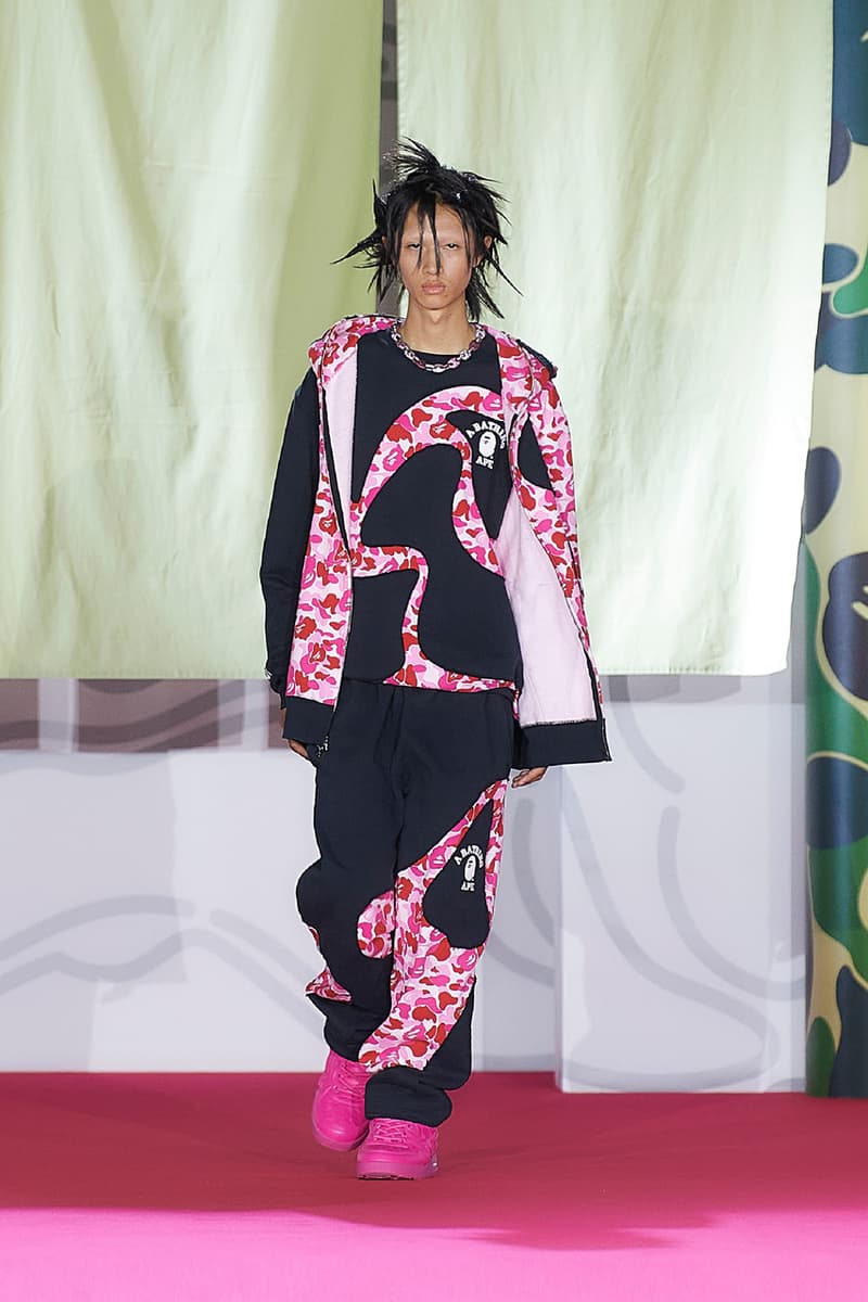 BAPE A Bathing Ape Spring Summer 2023 Runway Show Tokyo Japan Rakuten Fashion Week Tokyo Yoyogi National Stadium Street Vibes Greek Vibes Weekend Chillin