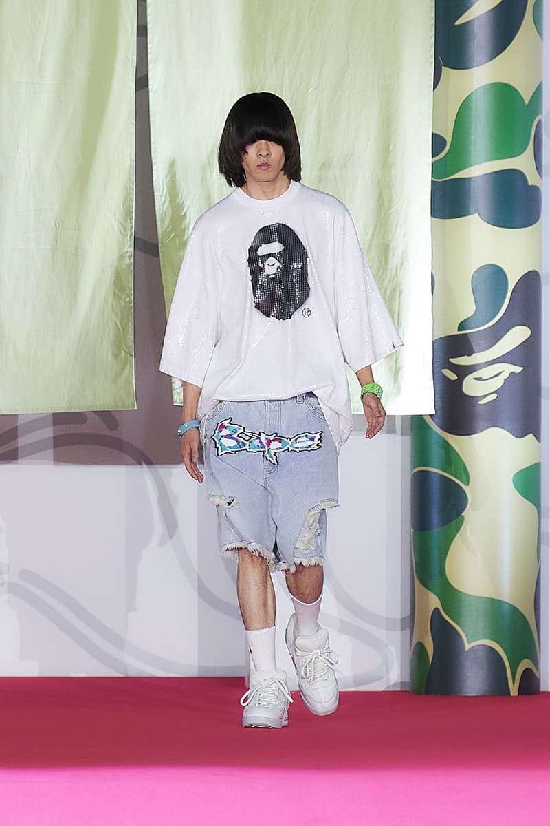 BAPE A Bathing Ape Spring Summer 2023 Runway Show Tokyo Japan Rakuten Fashion Week Tokyo Yoyogi National Stadium Street Vibes Greek Vibes Weekend Chillin