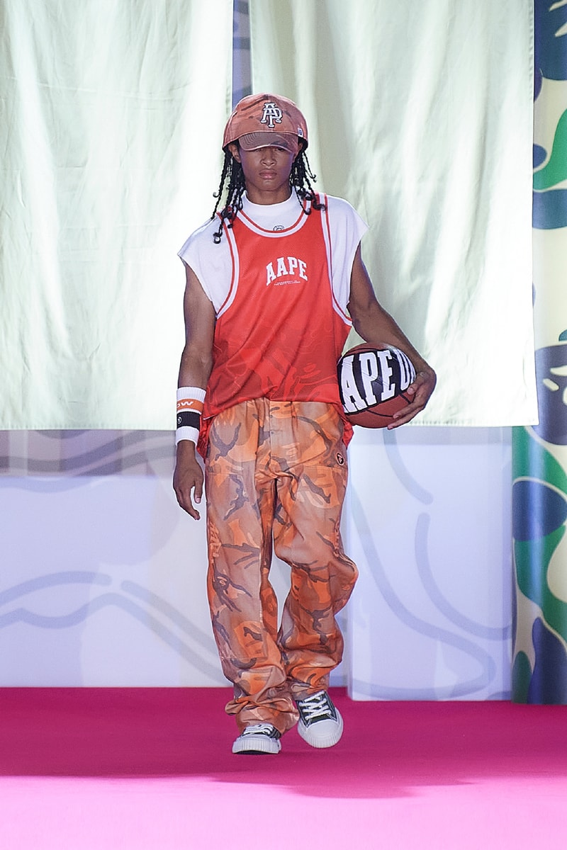 BAPE A Bathing Ape Spring Summer 2023 Runway Show Tokyo Japan Rakuten Fashion Week Tokyo Yoyogi National Stadium Street Vibes Greek Vibes Weekend Chillin