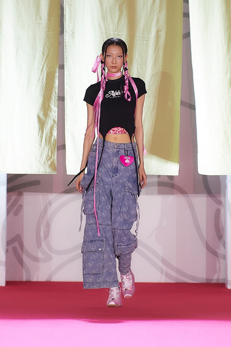 BAPE A Bathing Ape Spring Summer 2023 Runway Show Tokyo Japan Rakuten Fashion Week Tokyo Yoyogi National Stadium Street Vibes Greek Vibes Weekend Chillin