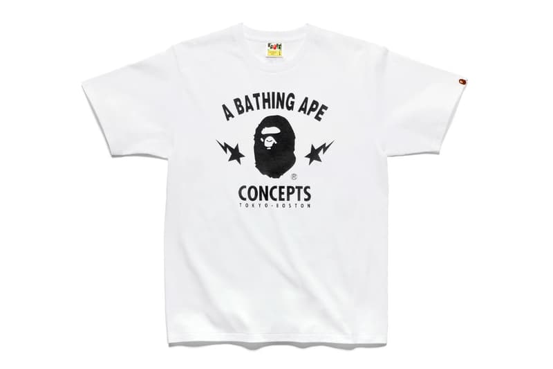 BAPE x Concepts School of Thought Collaboration Release Info