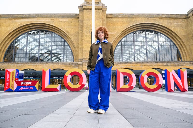 beefeater gin rachel joy art installation kings cross st pancreas london based artist limited-edition bottle design 