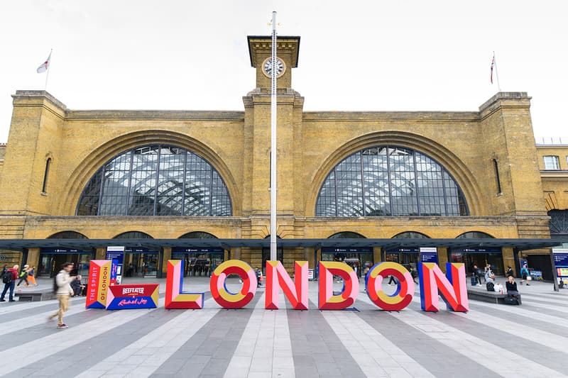 beefeater gin rachel joy art installation kings cross st pancreas london based artist limited-edition bottle design 