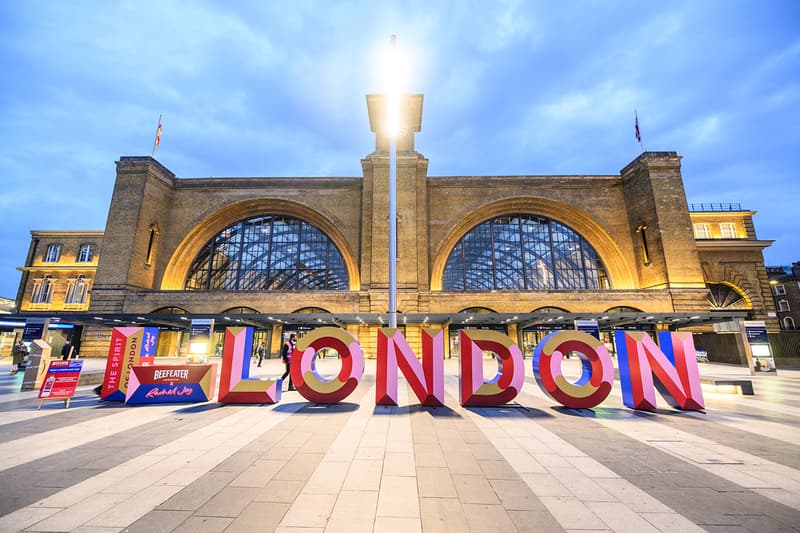 beefeater gin rachel joy art installation kings cross st pancreas london based artist limited-edition bottle design 