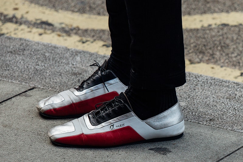Best Footwear Trends at London Fashion Week SS24 nike martine rose shox ancuta sarca collaborations nike dunk high ancuta sarca