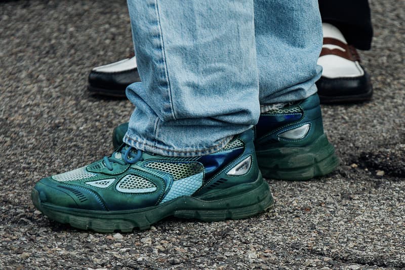 Best Footwear Trends at Milan Fashion Week SS24 nike vomero 5 balenciaga clog nike dunk high air max avavav finger feet