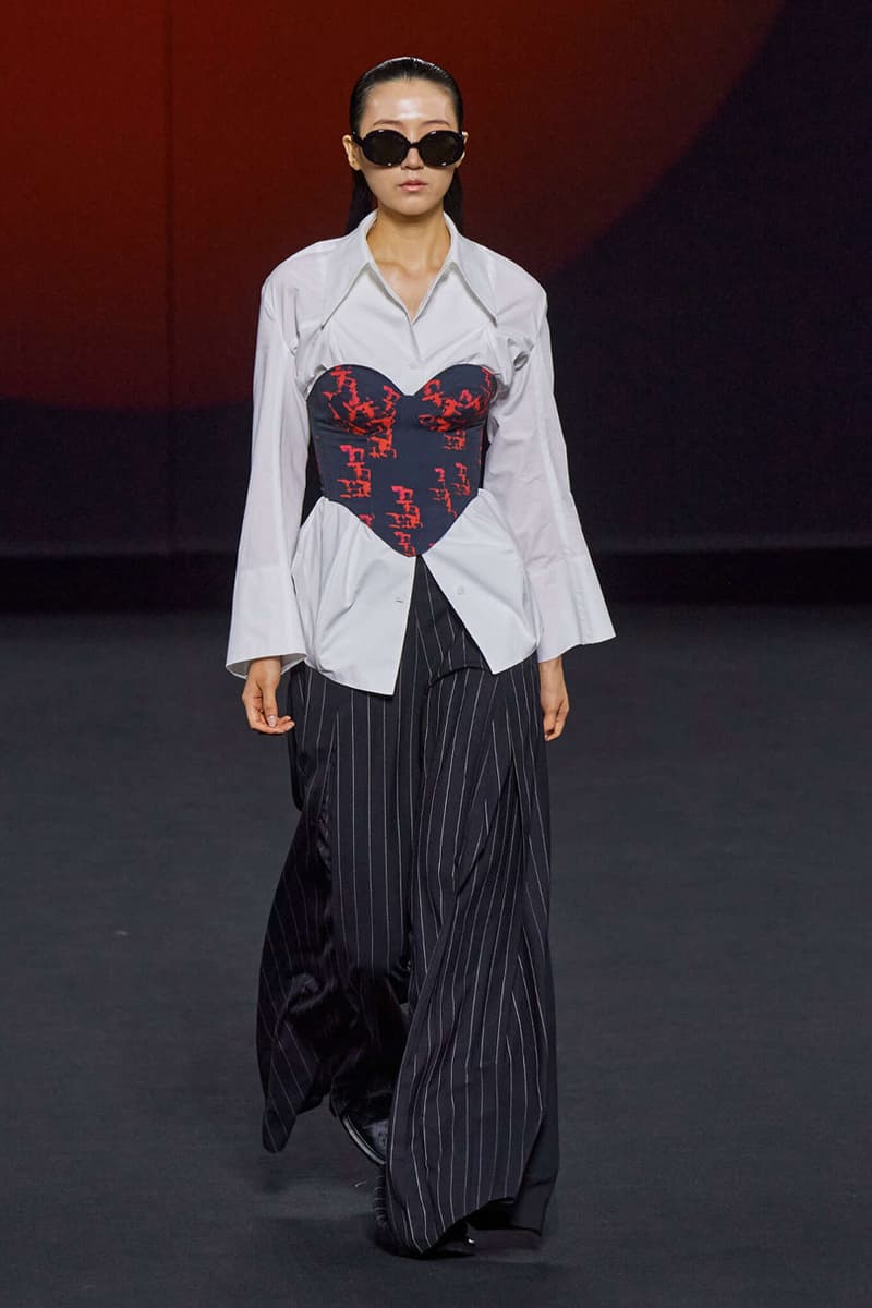 Big Park SS24 Brings Contemporary South Korean Calligraphy To Ready To Wear seoul fashion week collection Hwang Seok-bong