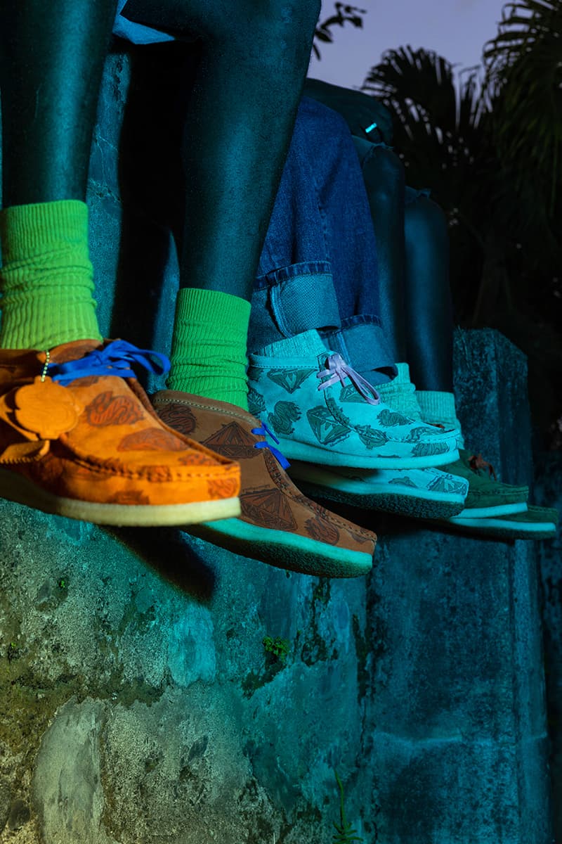 Billionaire Boys Club x Clarks Diamond & Dollar Wallabee Limited-Edition Footwear Capsule Collaboration Release Info