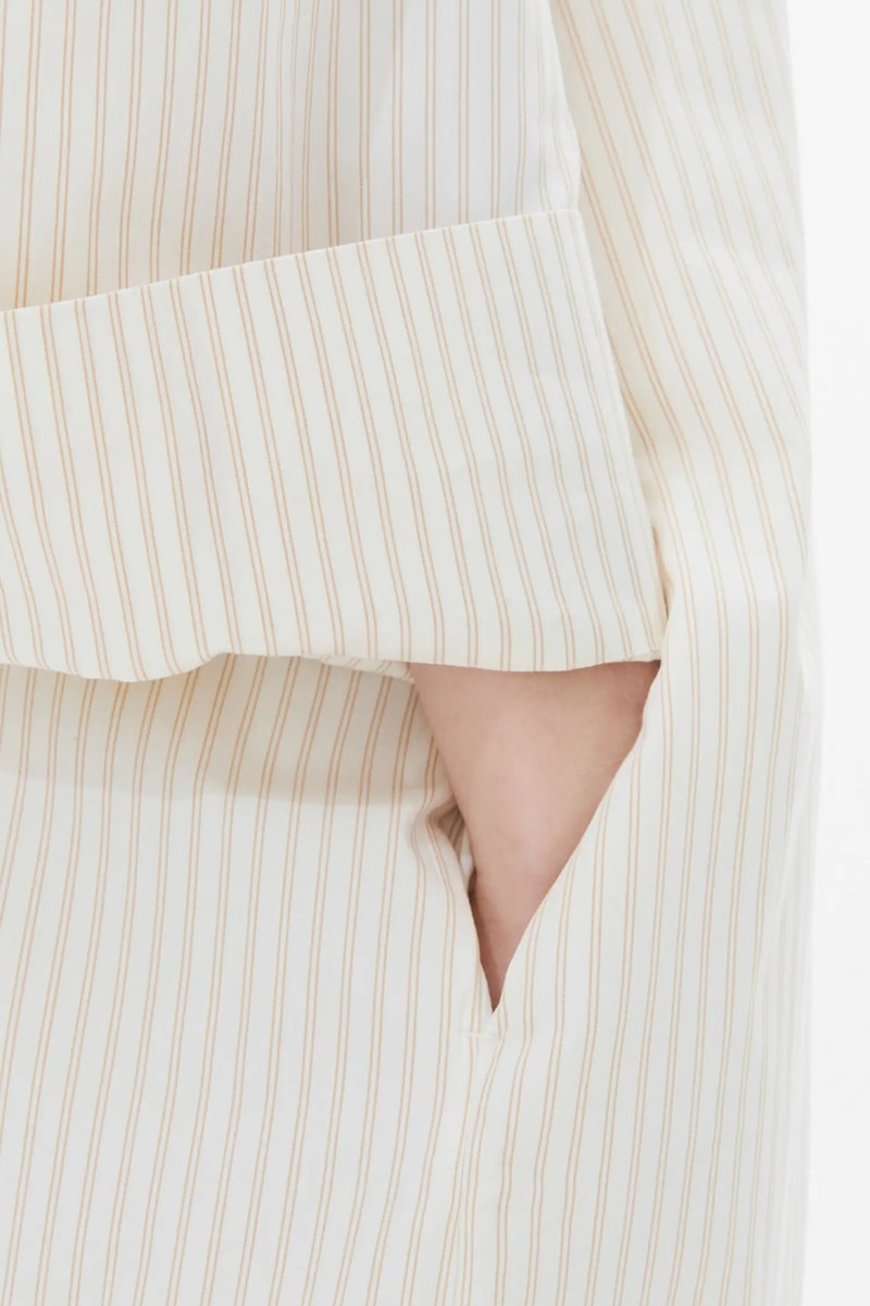 Birkenstock and Tekla Come Together for a Limited Edition Collection of Footwear and Sleepwear tekla fabrics sandals slippers collaboration sherpa stripe pyjamas mules boston uji nagoya 