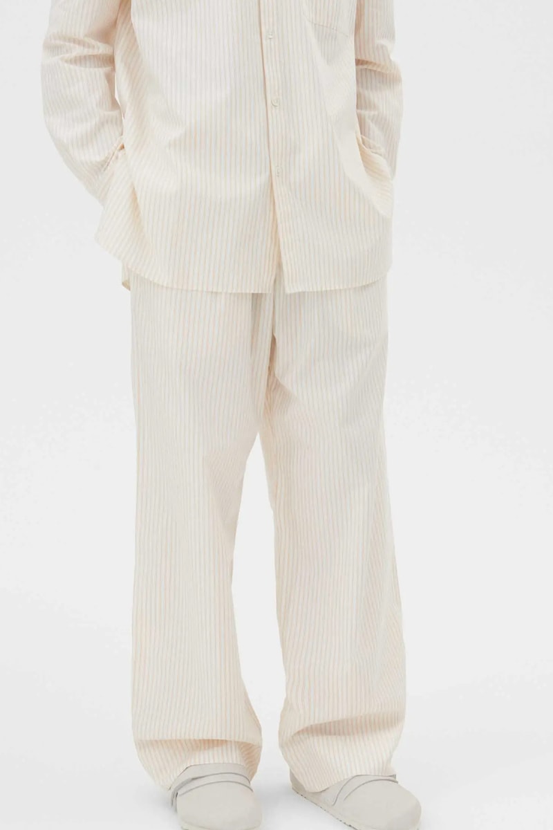 Birkenstock and Tekla Come Together for a Limited Edition Collection of Footwear and Sleepwear tekla fabrics sandals slippers collaboration sherpa stripe pyjamas mules boston uji nagoya 