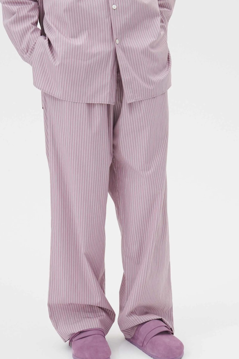 Birkenstock and Tekla Come Together for a Limited Edition Collection of Footwear and Sleepwear tekla fabrics sandals slippers collaboration sherpa stripe pyjamas mules boston uji nagoya 