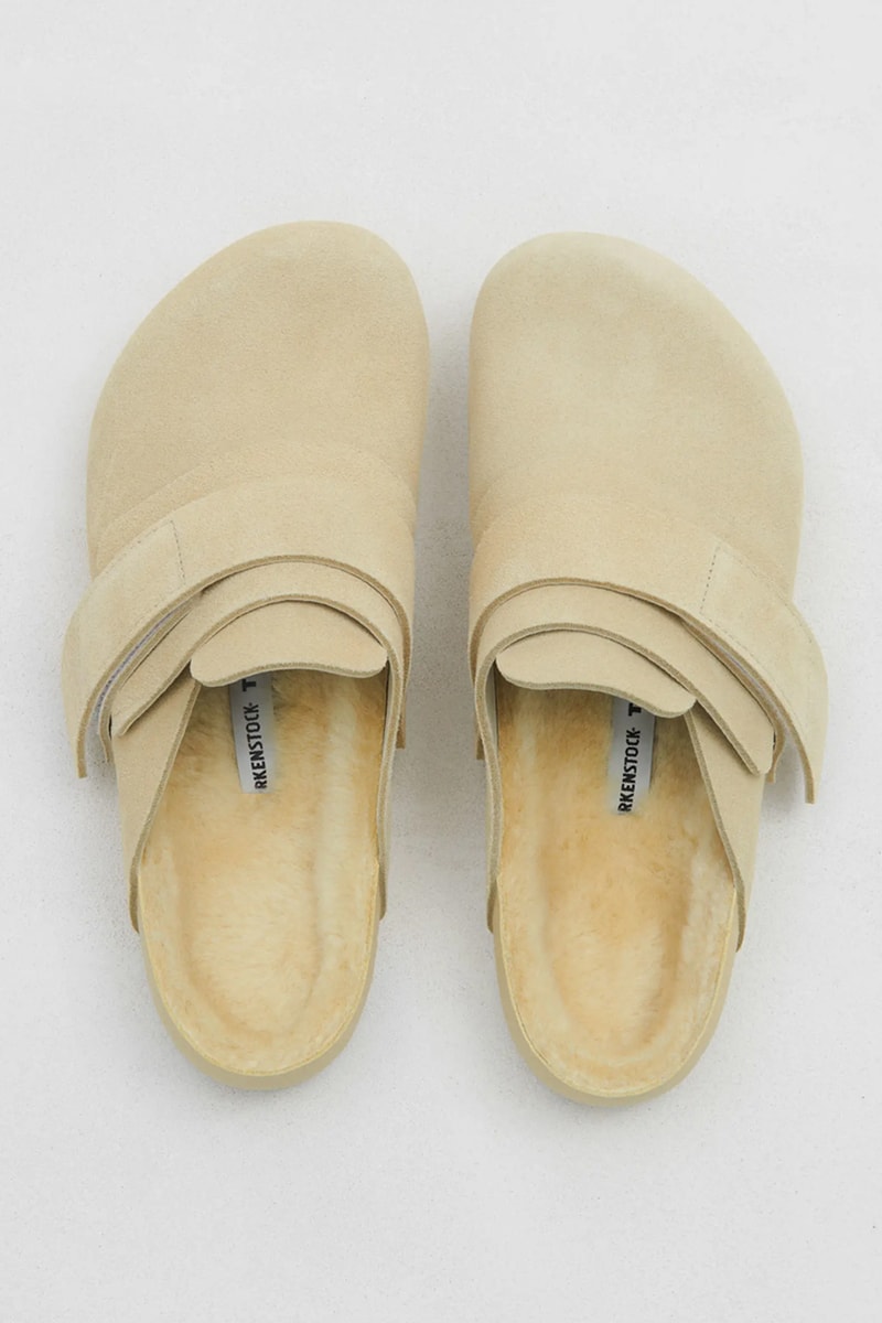 Birkenstock and Tekla Come Together for a Limited Edition Collection of Footwear and Sleepwear tekla fabrics sandals slippers collaboration sherpa stripe pyjamas mules boston uji nagoya 