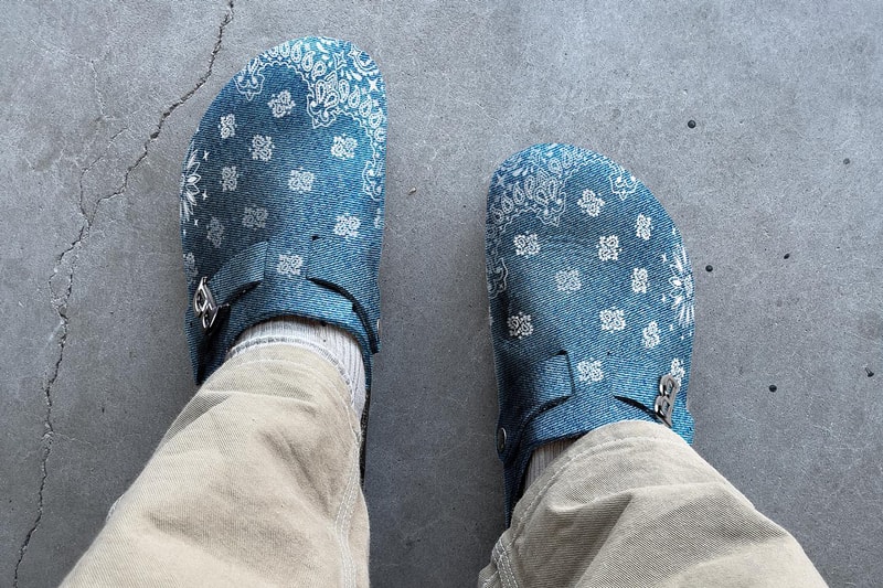 Купить bravest studios denim paisley clog men s size 10 in stock ships  today (186245930195), США