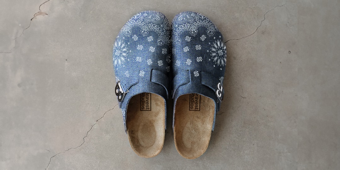 Bravest Studios Reveals Its Denim Paisley Clog