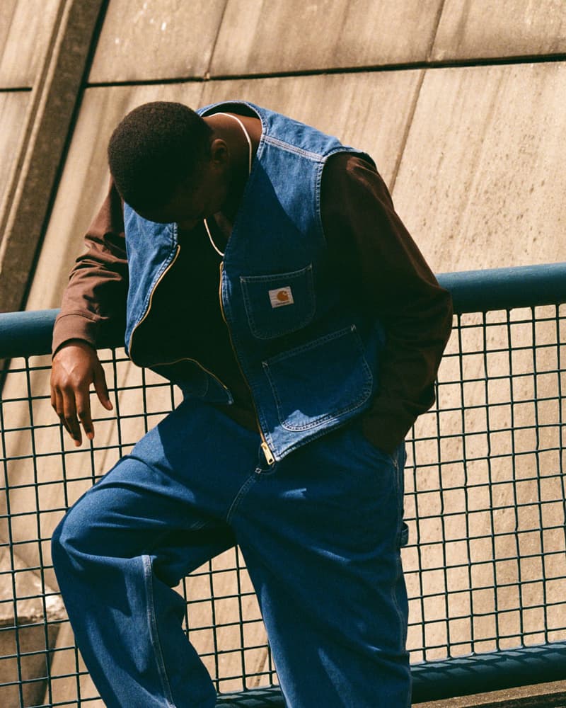 Carhartt WIP's FW23 "Solid Structures" Editorial Spotlights Raw Denim