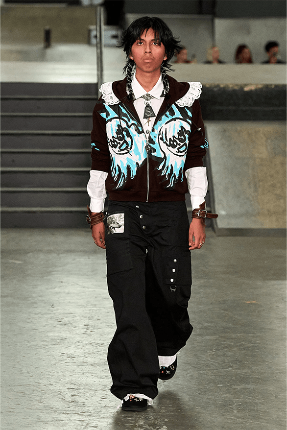 Chopova Lowena Spring Summer 2024 London Fashion Week menswear womenswear runway Emma Chopova Laura Lowena