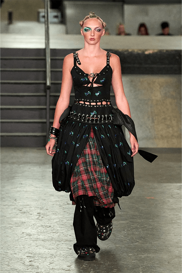 Chopova Lowena Spring Summer 2024 London Fashion Week menswear womenswear runway Emma Chopova Laura Lowena