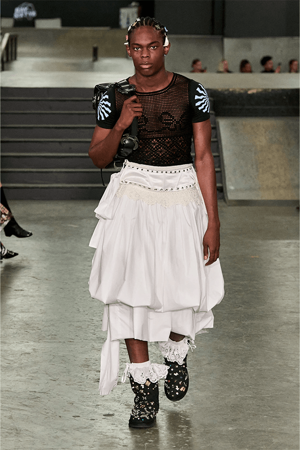 Chopova Lowena Spring Summer 2024 London Fashion Week menswear womenswear runway Emma Chopova Laura Lowena