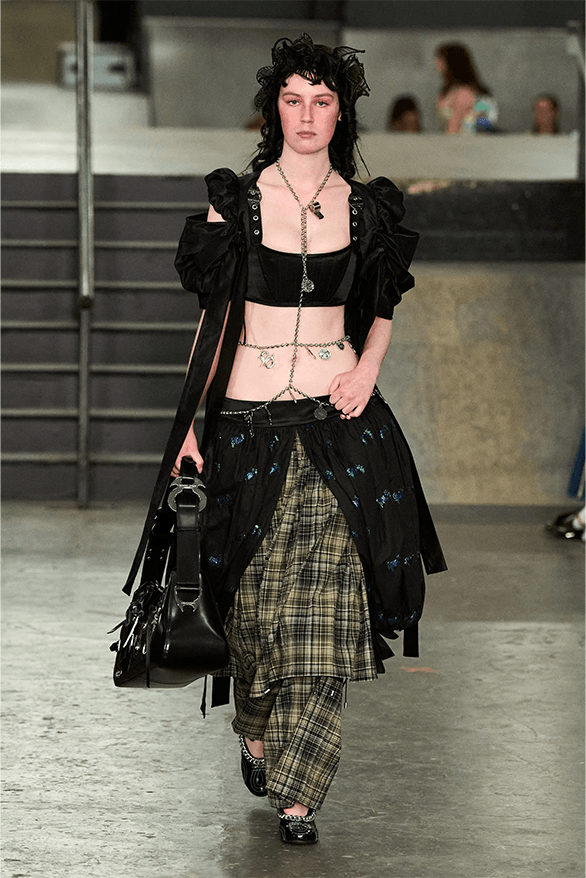 Chopova Lowena Spring Summer 2024 London Fashion Week menswear womenswear runway Emma Chopova Laura Lowena