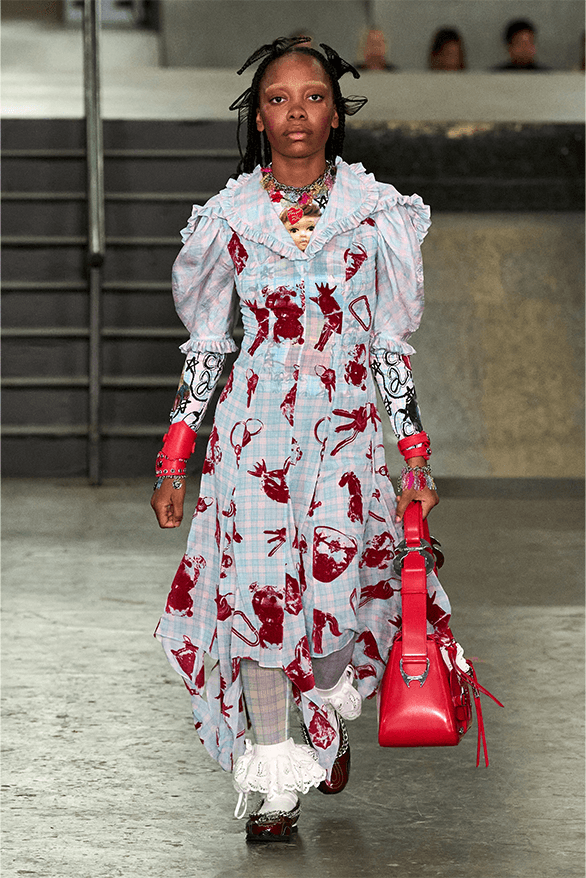 Chopova Lowena Spring Summer 2024 London Fashion Week menswear womenswear runway Emma Chopova Laura Lowena