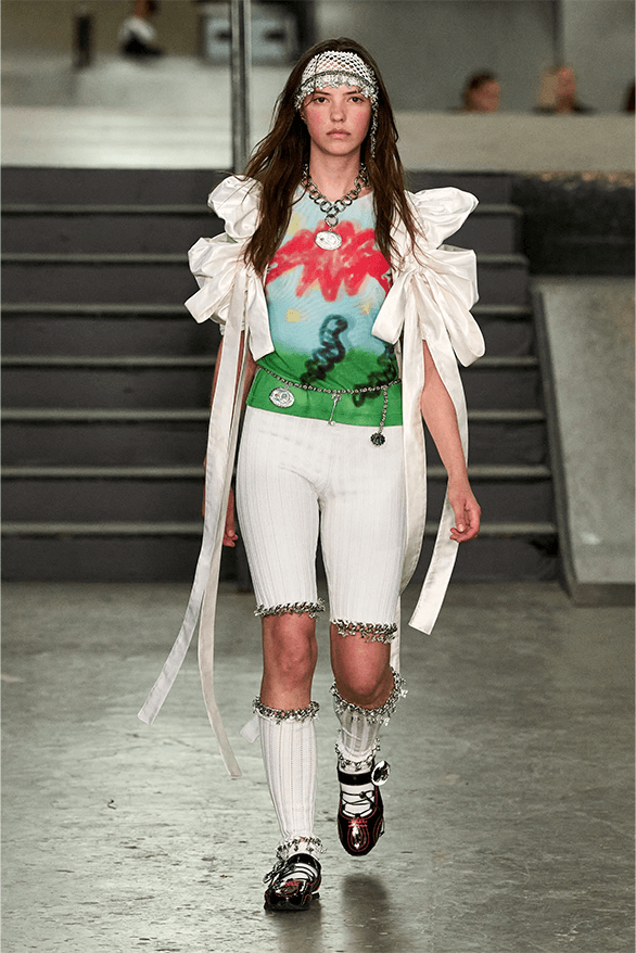 Chopova Lowena Spring Summer 2024 London Fashion Week menswear womenswear runway Emma Chopova Laura Lowena