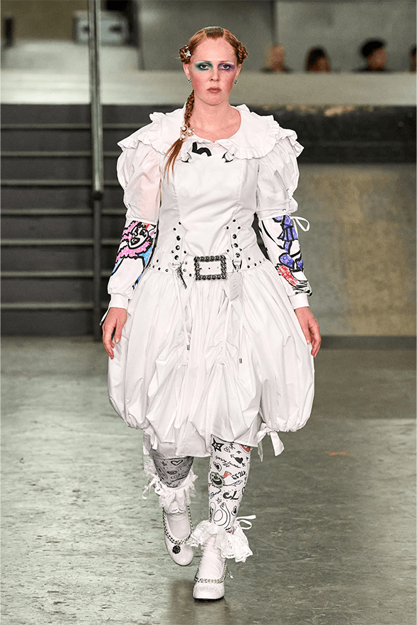 Chopova Lowena Spring Summer 2024 London Fashion Week menswear womenswear runway Emma Chopova Laura Lowena