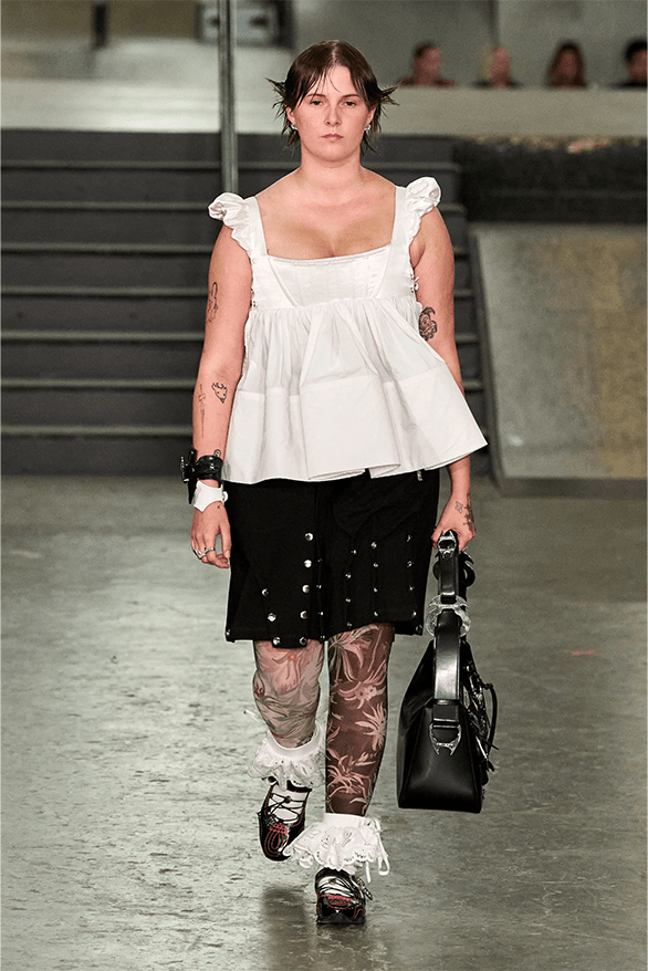 Chopova Lowena Spring Summer 2024 London Fashion Week menswear womenswear runway Emma Chopova Laura Lowena