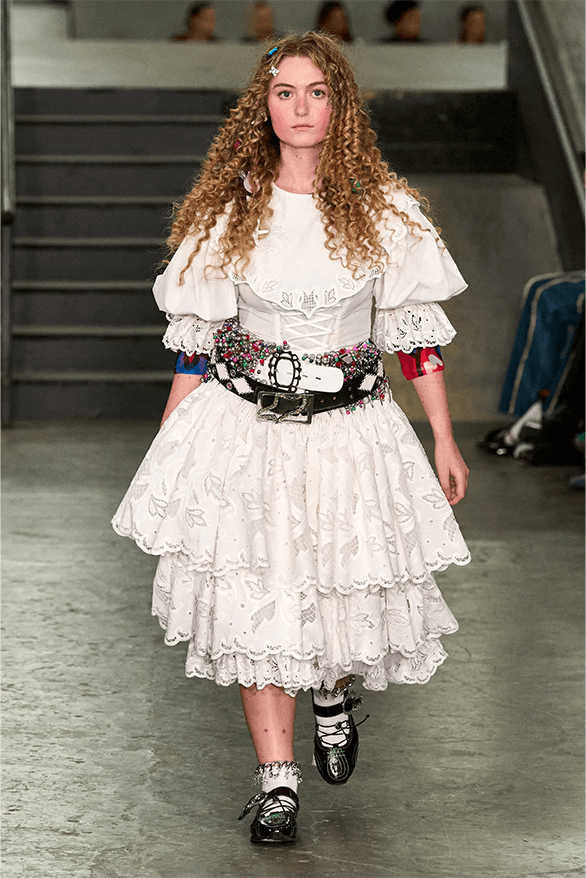 Chopova Lowena Spring Summer 2024 London Fashion Week menswear womenswear runway Emma Chopova Laura Lowena