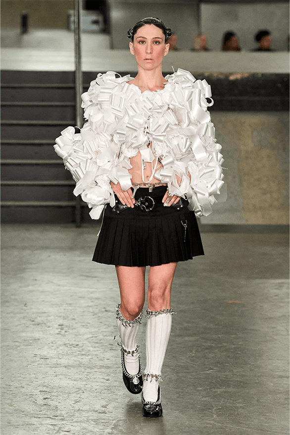 Chopova Lowena Spring Summer 2024 London Fashion Week menswear womenswear runway Emma Chopova Laura Lowena