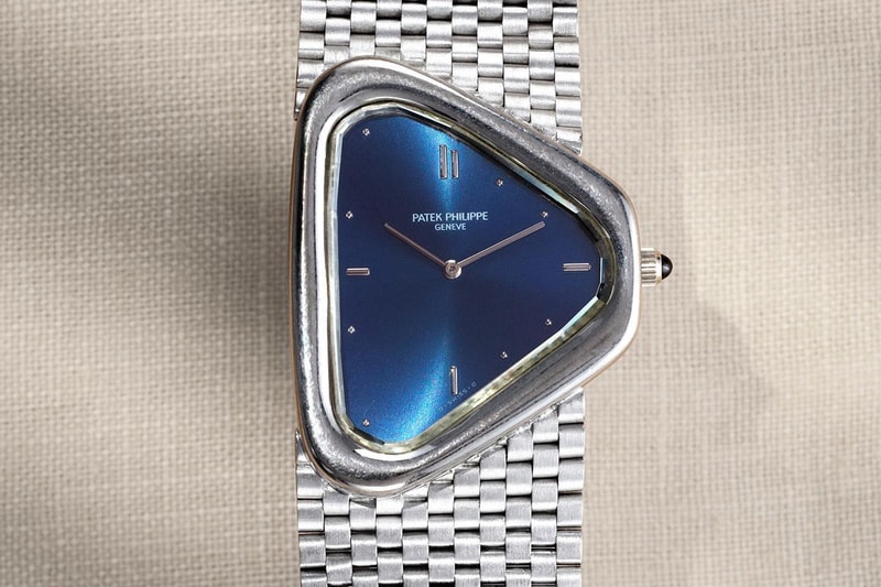 Patek Philippe Nautilus featuring a blue baton dial with a specia