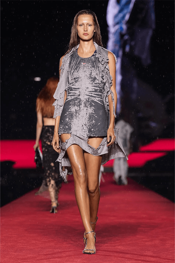 Diesel Spring Summer 2024 Milan Fashion Week denim menswear womenswear Glenn Martens runway