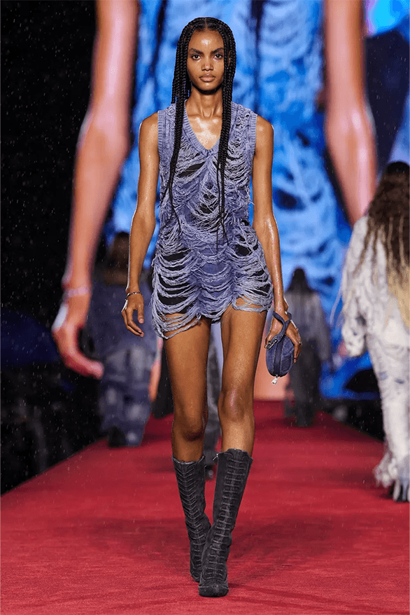 Diesel Spring Summer 2024 Milan Fashion Week denim menswear womenswear Glenn Martens runway