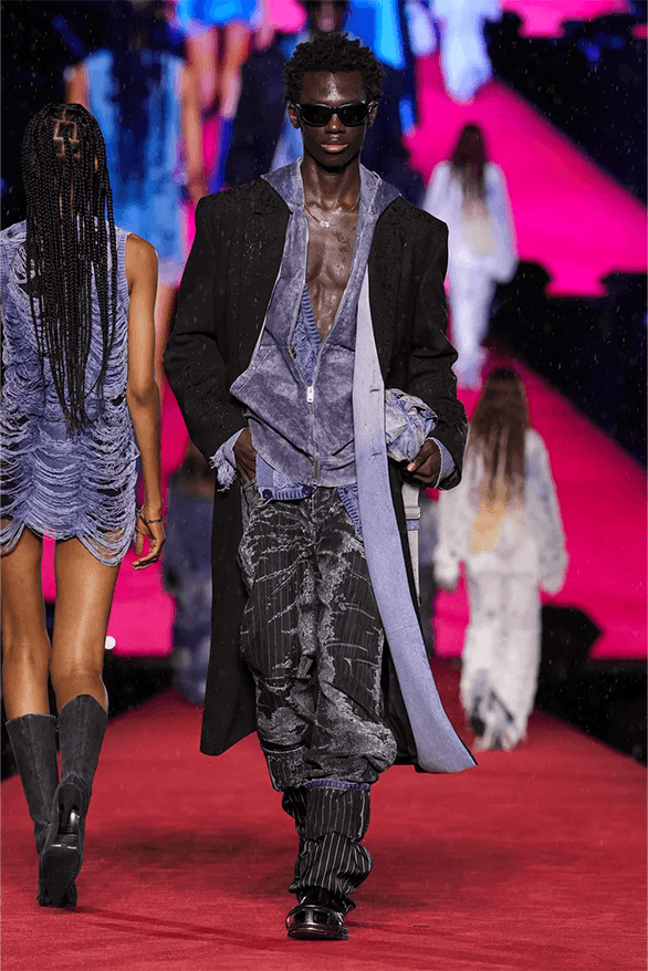 Diesel Spring Summer 2024 Milan Fashion Week denim menswear womenswear Glenn Martens runway