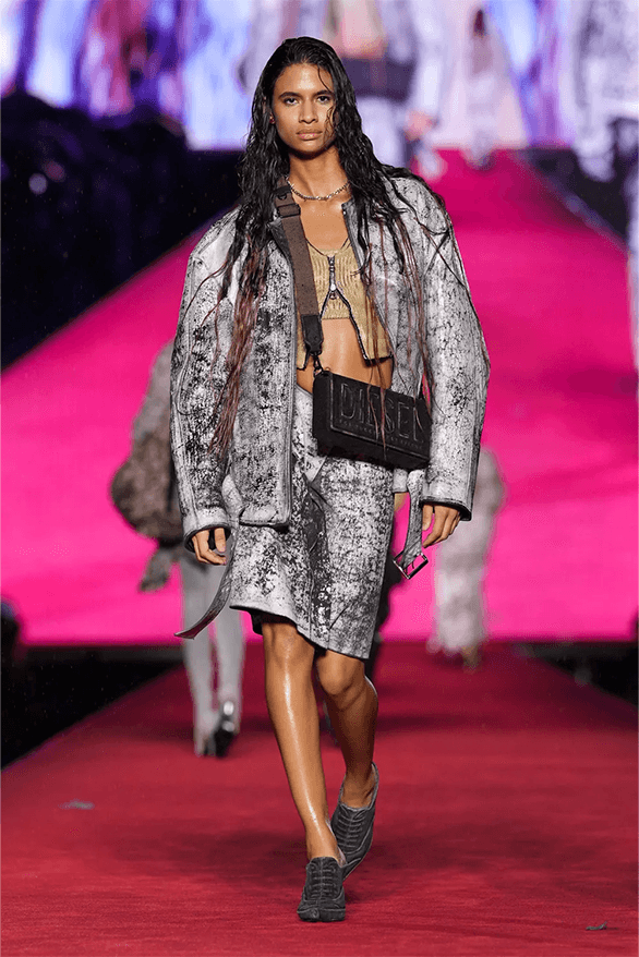 Diesel Spring Summer 2024 Milan Fashion Week denim menswear womenswear Glenn Martens runway